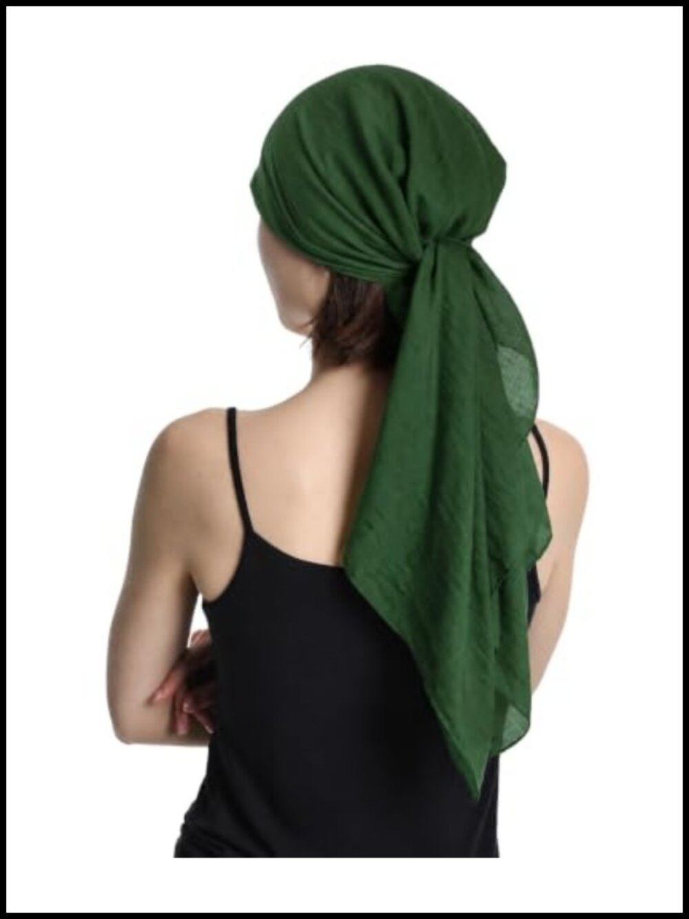 Large Square Head Scarf 100% Viscose Chemo Hair Loss Alopecia Headcover